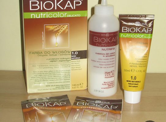Farby do włosów: Biokap Delicato, kolor Naturalna Czerń
