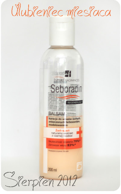 Ulubieniec miesiąca – Sierpień 2012: Balsam regenerujący z Żeń-szeniem, Seboradin