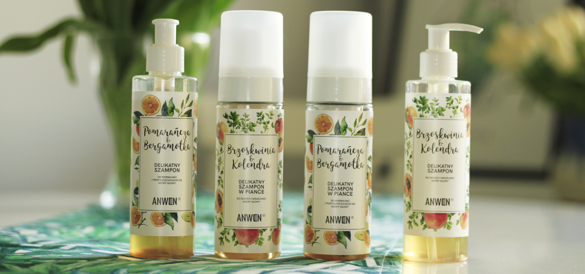Delikatne szampony Anwen, pianka czy tradycyjny?
