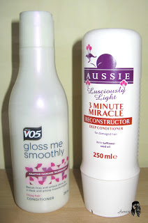 Recenzje kosmetyków cz.XVI – odżywki z Zielonej Wyspy czyli VO5, Gloss me smoothly i Aussie, 3 minut miracle Reconstructor