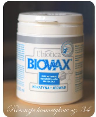 Recenzje kosmetyków cz. XXXIV – Maska BIOVAX z Jedwabiem i Keratyną, L’biotica